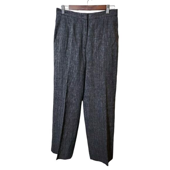 MaxMara Pants - MaxMara Linen Straight Leg Pants